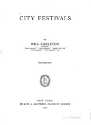 Cover of edition cityfestivals00carlgoog