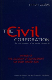 Cover of edition civilcorporation0000zade_l4t9
