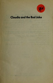 Cover of edition claudiabadjoke00mart