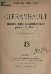 Cover of edition clerambaulthisto00rolluoft