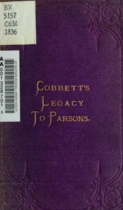 Cover of edition cobbettslegacyto00cobb