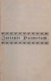 Cover of edition coelestepalmetum0000naka