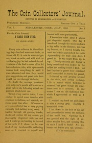 Coin Collector's Journal (C.H. Trask, 1892), vol. 1, no. 4