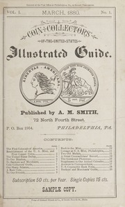 Coin Collectors of the United States : March 1880