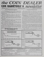 The Coin Dealer Quarterly II Newsletter: 1999