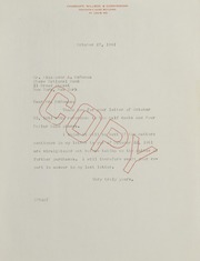 Correspondence Related to Purchases from the Col. E. H. R. Green Estate: 1941