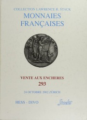 Collection Lawrence R. Stack Monnaies Francaises, Vente Aux Encheres 293