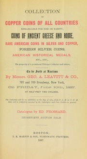 Collection of copper coins of all countries ... [06/10/1887]