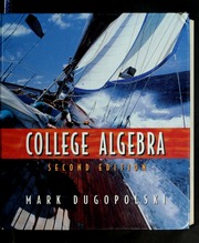 Cover of edition collegealgebra1999dugo