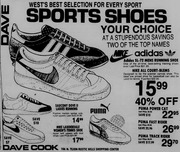 Nike Adidas Puma Saucony Advertisements From The Colorado Springs Gazette March 13 1981 Nike Inc Adidas Ag Puma Se Saucony Colorado Springs Gazette Telegraph Free Download Borrow And Streaming Internet Archive
