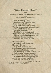 Come, Heavenly Dove (1858)