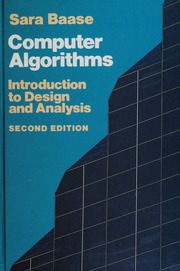Cover of edition computeralgorith0000baas