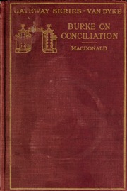 Cover of edition conciliationburke00edmurich