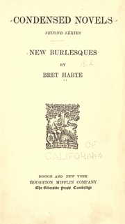 Cover of edition condensednovels00hartrich