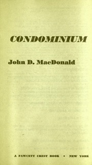 Cover of edition condominium00macd