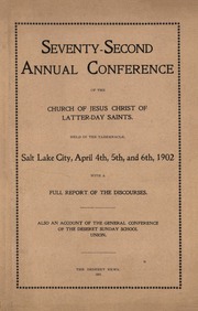 Music from April 1902 General Conference