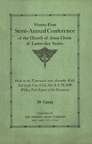 Music from October 1920 General Conference