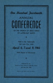 Music from April 1944 General Conference