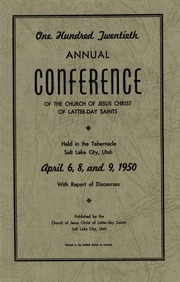 Music from April 1950 General Conference