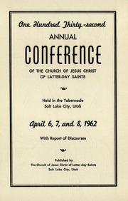 Music from April 1962 General Conference