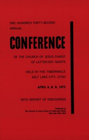 Music from April 1972 General Conference
