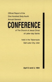 Music from April 1994 General Conference