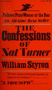 Cover of edition confessionsofnat0000unse_m5b1