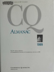 Cover of edition congressionalqua55cong