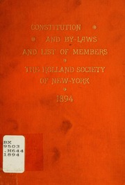 Cover of edition constitutionbyla1894holl