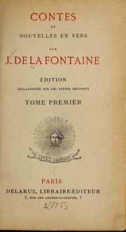 Cover of edition contesetnouve00lafo
