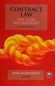 Cover of edition contractlawtextc0000mcke_s2a8