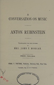 Cover of edition conversationonmu0000rubi