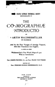 Cover of edition cosmographiintr00waldgoog