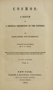Cover of edition cosmossketchofph185601humb