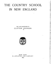 Cover of edition countryschoolin00johngoog