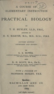 Cover of edition courseofelementa00huxluoft
