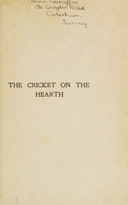 Cover of edition cricketonheart0000char_i8g2