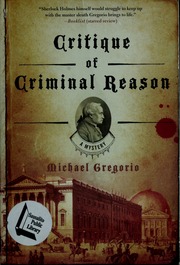 Cover of edition critiqueofcrimin00mich