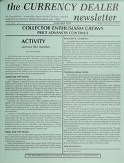 The Currency Dealer Newsletter: 1997