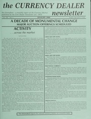 The Currency Dealer Newsletter: 2000