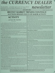 The Currency Dealer Newsletter: 2002