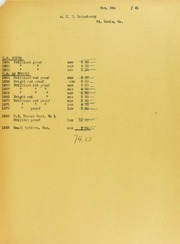 C.W. Lounsberry Invoices from B.G. Johnson, November 5, 1941