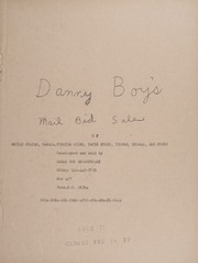 Danny Boy's Mail Bid Sale of United States, Canada, Foreign Coins, Paper Money, Tokens, Medals and Books: February 1977