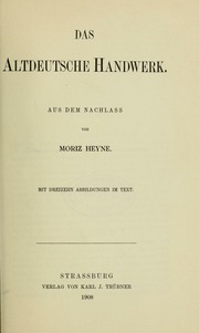 Cover of edition dasaltdeutchehan00heyn