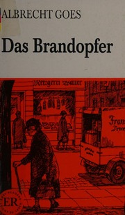 Cover of edition dasbrandopfer0000goes