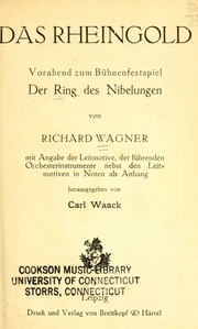 Cover of edition dasrheingoldvora00wagn