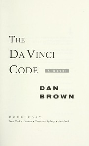Cover of edition davincicodenovel00brow