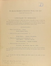 Deats, Hiram Edmund [Membership Survey].