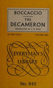 Cover of edition decameron0000bocc_d4g4