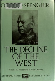 Cover of edition declineofwest00spen